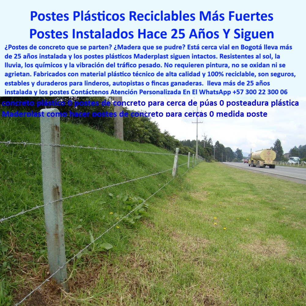 Cercas Perimetrales Postes De Linderos Medianeros Poste Límites Viales Maderplast 0 Cuál es mejor poste de concreto o plástico reciclado cercado plástico ecológico 00  Cercas Perimetrales Postes De Linderos Medianeros Poste Límites Viales Maderplast 0 Cuál es mejor poste de concreto o plástico reciclado cercado plástico ecológico 00 