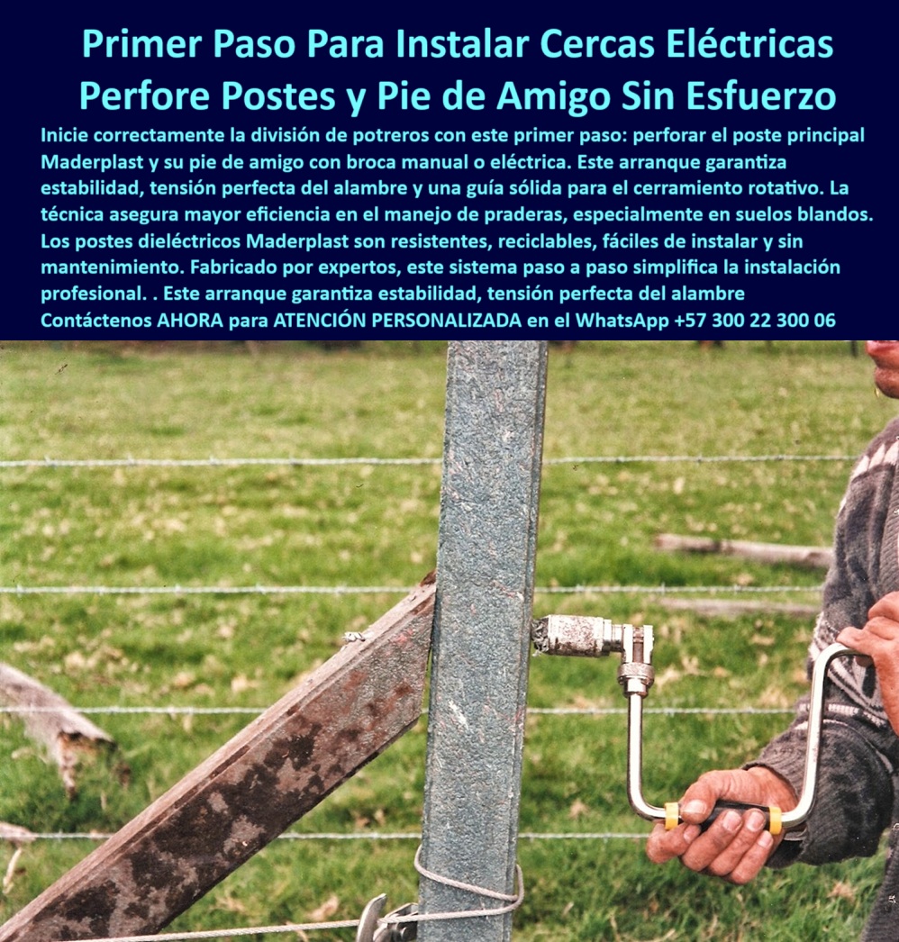 Paso A Paso Instalación Eficiente De Cercas Eléctricas Postes Dieléctricos Maderplast 0 poste divisor agrícola instalación de alambre en suelos blandos manejo de praderas con reciclaje cómo planear entradas a potreros postes 0 Paso A Paso Instalación Eficiente De Cercas Eléctricas Postes Dieléctricos Maderplast 0 poste divisor agrícola, - instalación de alambre en suelos blandos, - manejo-de-praderas-con-reciclaje, - cómo planear entradas a potreros postes