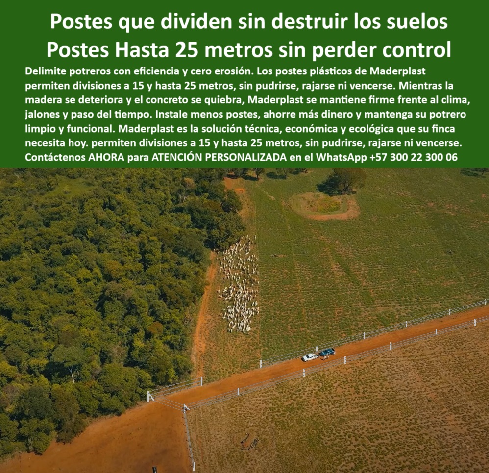 Poste Para Cerco Eléctrico Poste De Alambre Púa Distancia A 25 Mts Maderplast 0 estacas plásticas para linderos rurales división de praderas corral plástico con paso seguro poste plástico para alambre púa cierres rurales  0 Poste Para Cerco Eléctrico Poste De Alambre Púa Distancia A 25 Mts Maderplast 0 estacas plásticas para linderos rurales, - división-de-praderas, - corral plástico con paso seguro, - poste plástico para alambre púa, - cierres rurales 