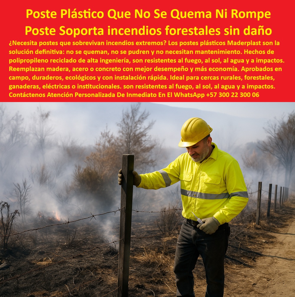Postes Ignífugos Para Cercas Forestales Postes Con Resistencia Al Fuego Maderplast 0 cercas resistentes al fuego forestal postes aprobados para proyectos de conservación forestal postes reciclados resistentes al fuego para potrero Postes Ignífugos Para Cercas Forestales Postes Con Resistencia Al Fuego Maderplast 0 cercas-resistentes-al-fuego-forestal, - postes aprobados para proyectos de conservación forestal, postes reciclados resistentes al fuego para potrero 