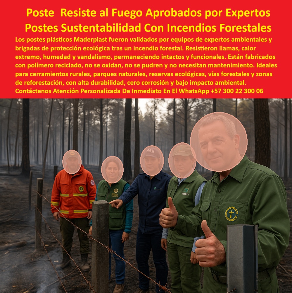 Postes Ignífugos Para Cercas Forestales Postes Con Resistencia Al Fuego Maderplast 0 postes plásticos que resisten incendios postes división de potreros sin mantenimiento postes se recomiendan para áreas naturales protegidas  0 Postes Ignífugos Para Cercas Forestales Postes Con Resistencia Al Fuego Maderplast 0 postes-plásticos-que-resisten-incendios, - postes división de potreros sin mantenimiento, - postes se recomiendan para áreas naturales protegidas, - 