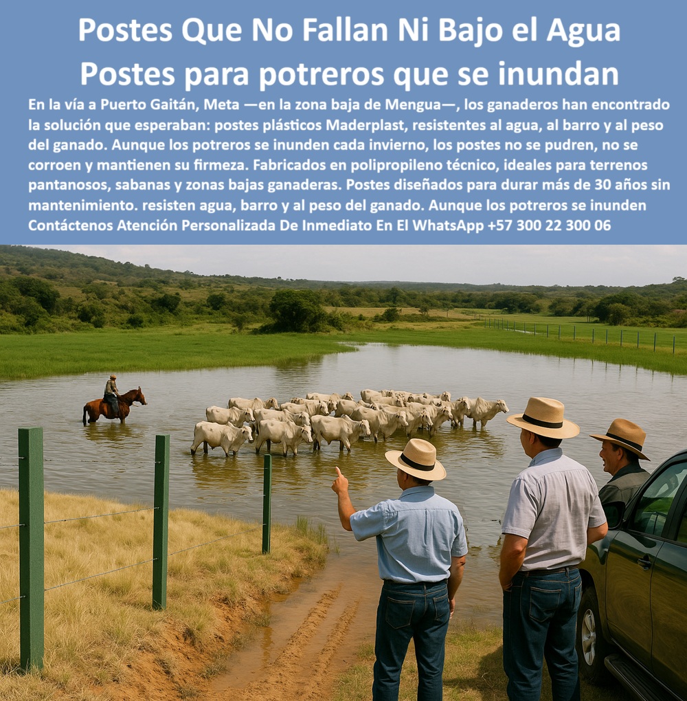Postes Plásticos Para Inundaciones Cercas En Lagunas Y Humedad Maderplast 0 postes plásticos para potreros bajos inundables postes reciclables para ganadería moderna e intensiva postes sin mantenimiento para potreros inundables 0 Postes Plásticos Para Inundaciones Cercas En Lagunas Y Humedad Maderplast 0 postes plásticos para potreros bajos inundables, - postes reciclables para ganadería moderna e intensiva, - postes sin mantenimiento para potreros inundables,