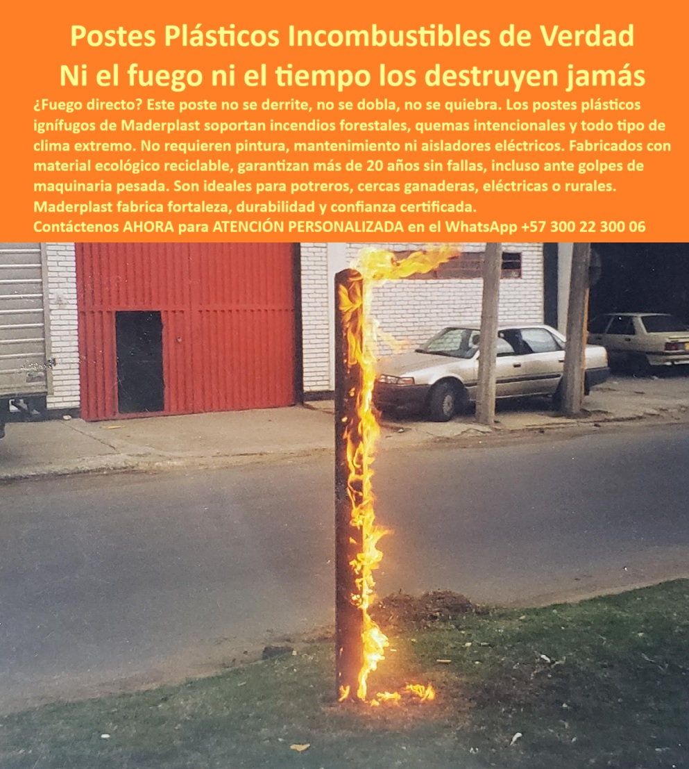 Postes Plásticos Prueba De Fuego Pirorresistentes Resistes Las Quemas Maderplast 0 postes ignífugos para potreros estacón ignífugo reciclado praderas protegidas con cercas sostenibles tablas resistentes sin mantenimiento PP 0 Postes Plásticos Prueba De Fuego Pirorresistentes Resistes Las Quemas Maderplast 0 postes ignífugos para potreros, - estacón ignífugo reciclado, - praderas protegidas con cercas sostenibles, - tablas-resistentes-sin-mantenimiento, PP
