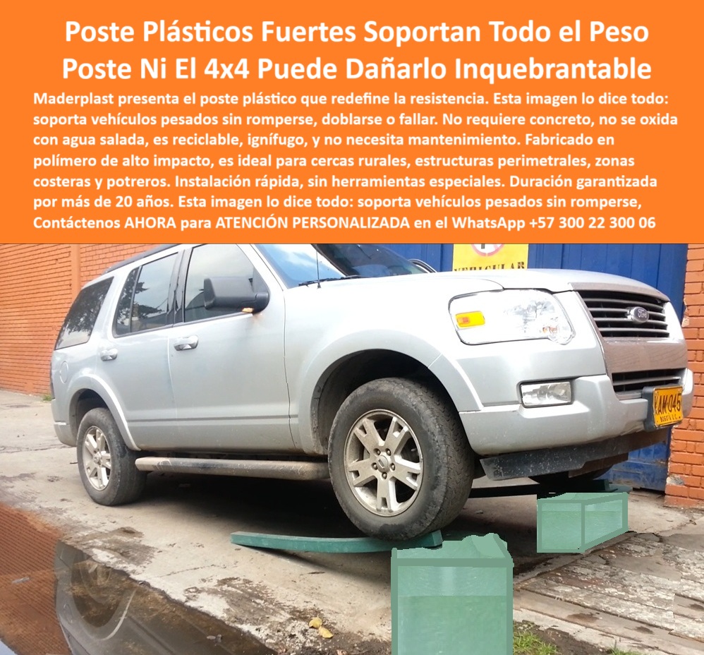 Postes Plásticos Pruebas De Resistencia A Compresión Flexión Y Tensión Maderplast 0 Línea de cerca en autopista norte con postes estructuras recicladas para potreros postes que no se oxidan con agua salada madera plástica PP  0 Postes Plásticos Pruebas De Resistencia A Compresión Flexión Y Tensión Maderplast 0 Línea de cerca en autopista norte con postes, - estructuras-recicladas-para-potreros, - postes que no se oxidan con agua salada, - madera plástica PP 