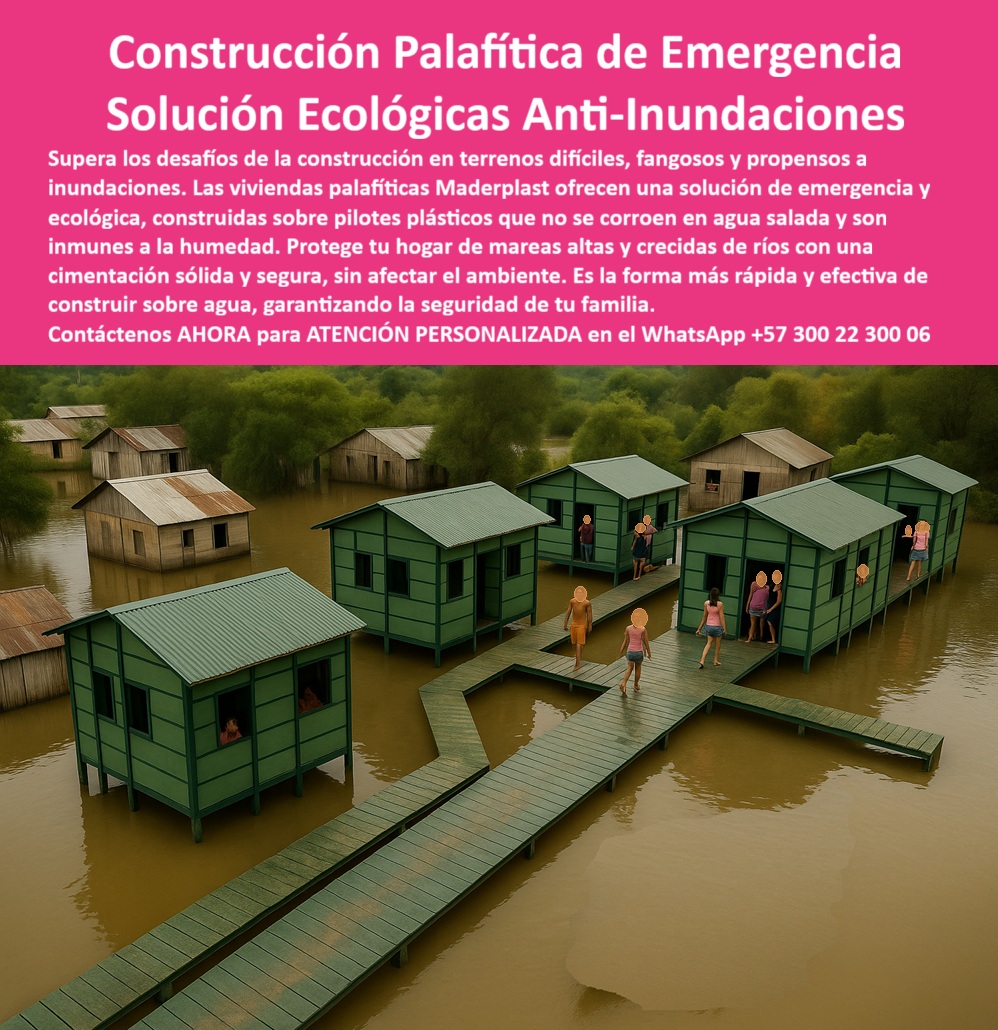 Casa Palafítica Pilotes Cimientos Resistente A Inundaciones Pilote Maderplast 0 Construcción sobre cimentación con pilotes, - Construcción de palafito sobre agua, - Fundaciones profundas plásticas anticorrosivas, - Solución construcción Casa Palos Casa Palafítica Pilotes Cimientos Resistente A Inundaciones Pilote Maderplast 0 Construcción sobre cimentación con pilotes Construcción de palafito sobre agua Fundaciones profundas plásticas anticorrosivas Solución construcción Casa Palos
