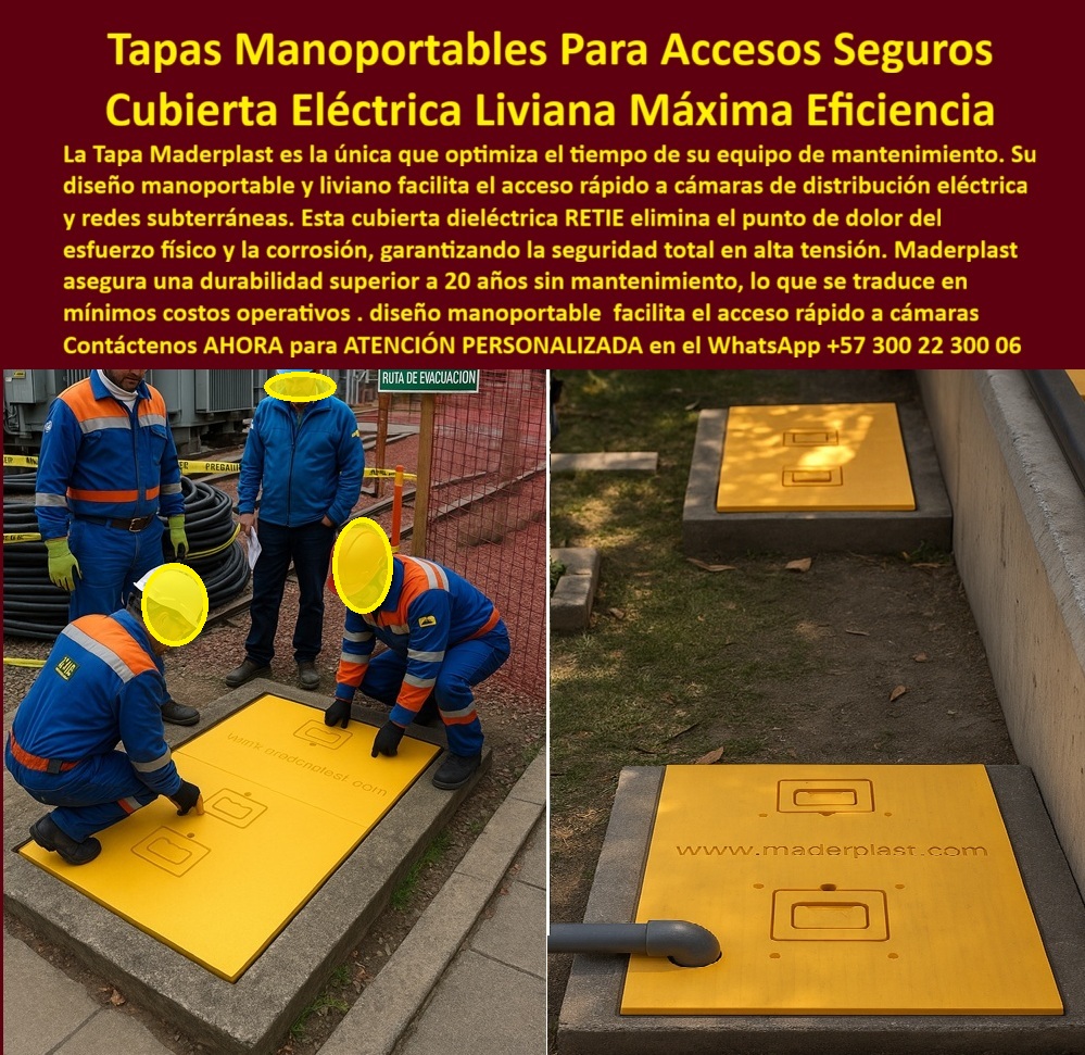 Tapa Eléctricas Manoportable Tapa Livianas alta tensión Maderplast 0 Tapa cubrimiento distribución eléctrica subterránea y control de redes Cubiertas técnicas cámaras eléctricas industriales y sistemas de potencia Tapas dieléctricas Manual Tapa Eléctricas Manoportable Tapa Livianas alta tensión Maderplast 0 Tapa cubrimiento distribución eléctrica subterránea y control de redes Cubiertas técnicas cámaras eléctricas industriales y sistemas de potencia Tapas dieléctricas Manual