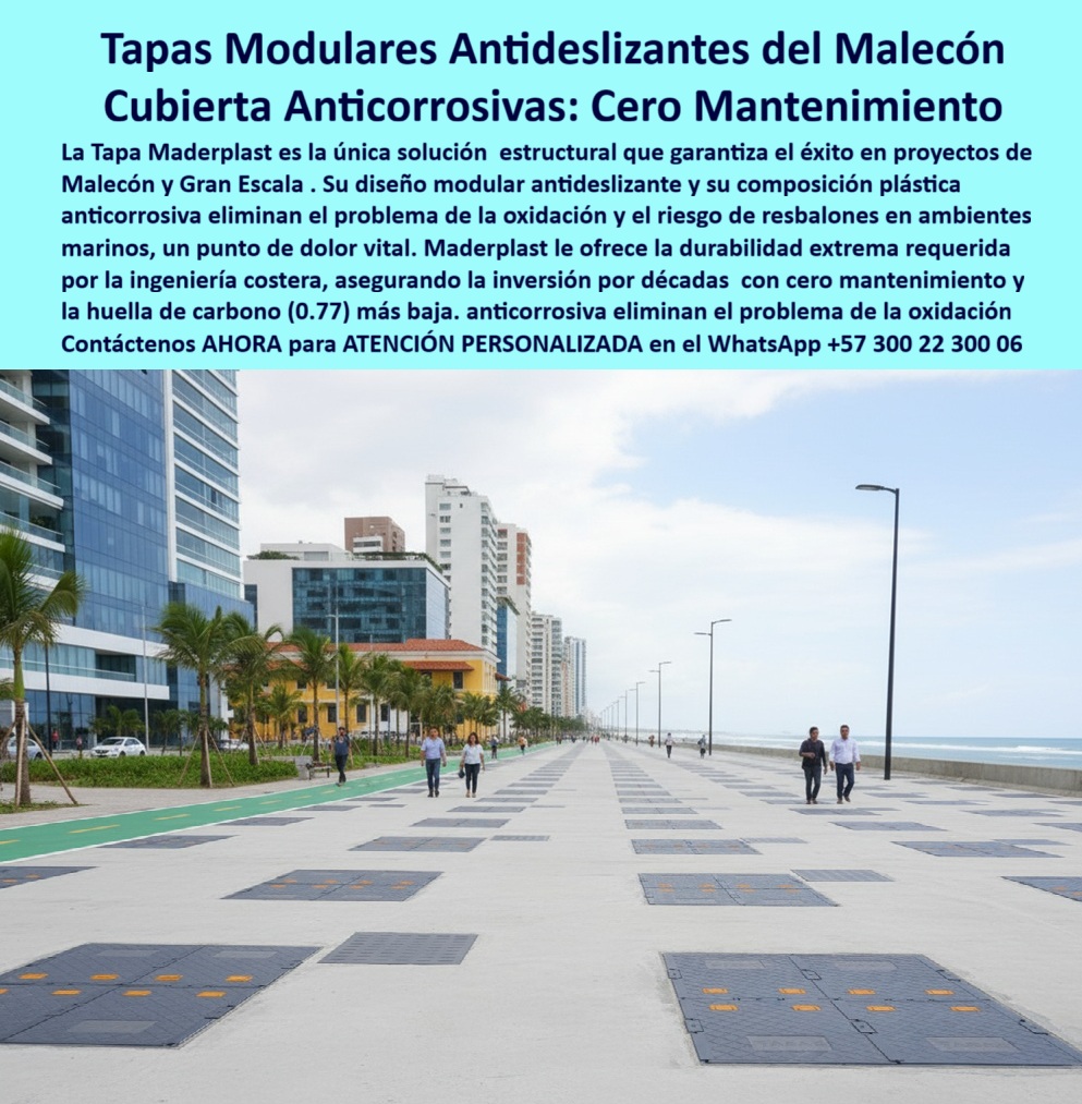 Tapa Hermética de Gran Formato para Cuartos Técnicos Maderplast 0 Tapa Plástica Anticorrosiva para Proyectos de Gran Escala Fabricación de Tapas Industriales de Gran Formato - Tapas Modulares Antideslizantes para Proyectos de Ingeniería Malecón Tapa Hermética de Gran Formato para Cuartos Técnicos Maderplast 0 Tapa Plástica Anticorrosiva para Proyectos de Gran Escala Fabricación de Tapas Industriales de Gran Formato Tapas Modulares Antideslizantes para Proyectos de Ingeniería Malecón