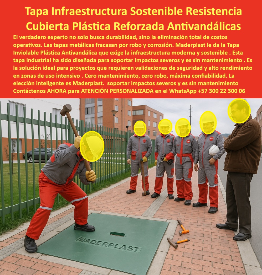 Tapa Inviolable Plástica Alta Resistencia Antivandálica Tapa Maderplast 0 Tapa inviolable y sin mantenimiento Diseñada infraestructura moderna y sostenible Tapa industrial diseñada soportar impactos severos uso intensivo Ideal para validaciones Tapa Inviolable Plástica Alta Resistencia Antivandálica Tapa Maderplast 0 Tapa inviolable y sin mantenimiento Diseñada infraestructura moderna y sostenible Tapa industrial diseñada soportar impactos severos uso intensivo Ideal para validaciones