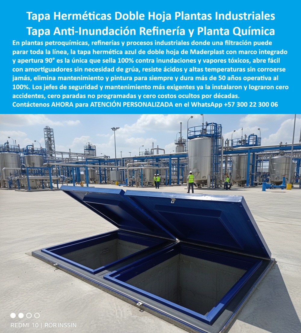 Tapas Seguras Anti Contaminación Anti Inundación Maderplast 0 Tapa Alta resistencia sellado total y mantenimiento cero en obras civiles y plantas agua La tapa plástica resuelve contaminación Tapas con marco Herméticas sin concreto Tapa técnicas Tapas Seguras Anti Contaminación Anti Inundación Maderplast 0 Tapa Alta resistencia sellado total y mantenimiento cero en obras civiles y plantas agua La tapa plástica resuelve contaminación Tapas con marco Herméticas sin concreto Tapa técnicas