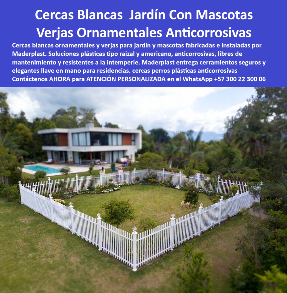 Barandas Para Jardín Mascotas Cercas Verjas Perros Maderplast - Rejas Ornamentales Caribeñas Tipo Raizal, Cercas Blanca Vallado de mascotas blanco con protección solar extrema, Vallado de mascotas blanco con estabilidad cromática Blancas Barandas Para Jardín Mascotas Cercas Verjas Perros Maderplast Rejas Ornamentales Caribeñas Tipo Raizal Cercas Blanca Vallado de mascotas blanco con protección solar extrema Vallado de mascotas blanco con estabilidad cromática Blancas