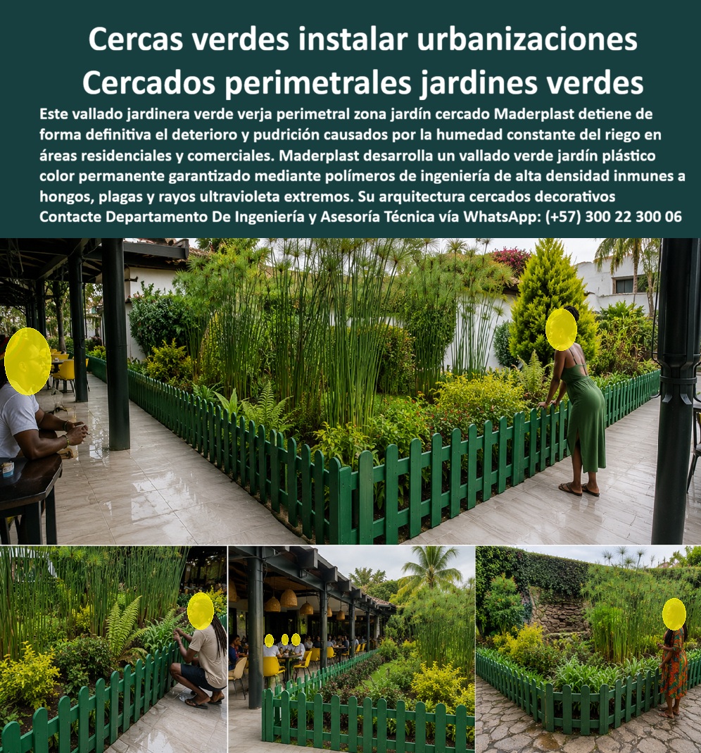 Vallado jardinera verde Verja Perimetral Zona Jardín Cercado Maderplast - Cercas Verdes Urbanizaciones, Vallado Verde Jardín Plástico Color Permanente Garantizado, Cercados perimetrales jardines verdes listos para instalar, Cercados Decorativos A Vallado jardinera verde Verja Perimetral Zona Jardín Cercado Maderplast Cercas Verdes Urbanizaciones Vallado Verde Jardín Plástico Color Permanente Garantizado Cercados perimetrales jardines verdes listos para instalar Cercados Decorativos A