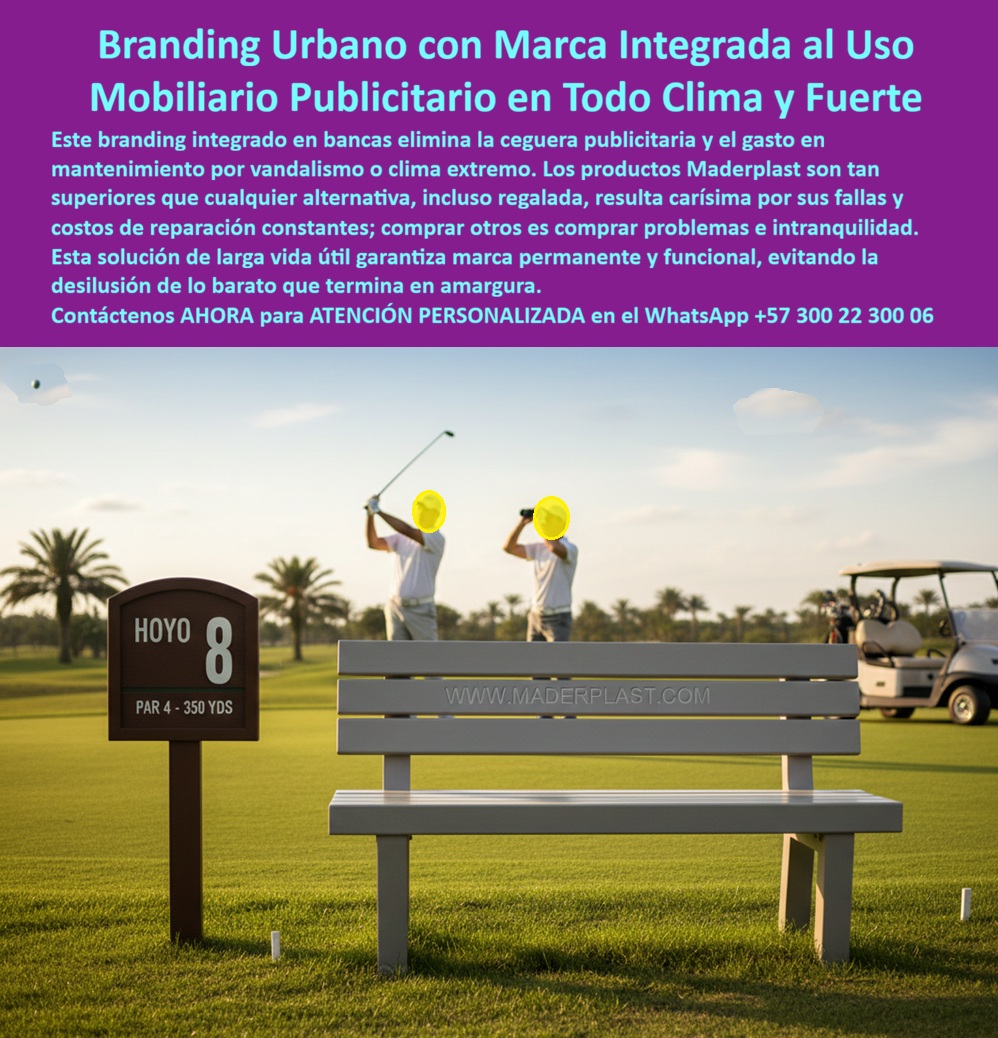 Publicidad Urbana Funcional Avisos Corporativos Antivandálicos Maderplast Publicidad útil integrada al mobiliario urbano avisos señales de Infraestructura urbana Branding urbano Publicidad que se habita no que se ignora Branding Ingeniería de la Permanencia: Transformando la Ciudad en un Activo Publicitario Eterno con Maderplast En el dinámico ecosistema del urbanismo moderno, la delgada línea entre una infraestructura funcional y un foco de deterioro se define por la calidad de sus materiales. Usted, como líder en proyectos que no aceptan lo genérico ni lo descartable, comprende que la publicidad exterior convencional colapsa ante la fricción constante, el vandalismo y la contaminación química, degradando la imagen corporativa en pocos meses. Las vallas planas y los avisos tradicionales suelen ser ignorados entre las multitudes, perdiendo engagement y drenando presupuestos en campañas fallidas que no logran retener familias. Frente a este escenario, la Publicidad Urbana Funcional Maderplast surge como la solución definitiva que convierte la señalética en un activo de branding urbano de lujo.  Mobiliario Antivandálico: Donde el Descanso se Encuentra con el Branding La verdadera eficiencia en el mobiliario urbano no reside en el mantenimiento constante, sino en su eliminación absoluta. Las bancas y sillas ergonómicas de Maderplast integran avisos corporativos directamente en el polímero técnico macizo, asegurando que la marca permanezca visible, activa e impecable por décadas sin degradarse por el clima. Como señalan los gerentes de activos: "Nuestros dispositivos de branding son tan superiores que las opciones de caucho o concreto, así sean regaladas, salen carísimas por su rápido deterioro estético". Invertir en esta tecnología es blindar la presencia de marca con el costo total de propiedad más bajo del mercado, transformando un servicio ciudadano en un activo rentable de largo plazo.  Señalización 3D e Infraestructura Crítica: Seguridad sin Concesiones El compromiso de Maderplast con la precisión técnica se extiende desde el pavimento hasta las redes de gas subterráneo. Mientras que la señalización metálica convencional falla por la corrosión y el vandalismo, ocultando riesgos mortales que terminan en explosiones accidentales, nuestros postes y señales preventivas sintéticas mantienen su verticalidad, color y legibilidad crítica durante años. Esta misma robustez se manifiesta en las Vallas Temáticas RA 3D, figuras escultóricas que hipnotizan al público y duplican selfies virales en parques de mascotas, resistiendo impactos, rayones y rayos UV sin decolorar jamás.  Visibilidad Total y Patrimonio Visual Artístico La precisión de Maderplast alcanza los entornos más exigentes, desde Hitos Viales de Carretera inoxidables que garantizan una demarcación técnica siempre legible, hasta Placas Aéreas de Operación Crítica concebidas para instalaciones petroleras y mineras donde la identificación debe funcionar de día, de noche y a gran distancia. Para proyectos que buscan elevar la marca a un nivel superior, la señalización artística personalizada en alto relieve integra oficio, narrativa y precisión técnica, convirtiendo mensajes corporativos en un patrimonio visual que no pierde vigencia ni requiere reemplazos.  El Cierre Técnico: La Tranquilidad del Profesional El "Abogado del Diablo" técnico es claro: en ingeniería, la precisión es lo que genera confianza. Maderplast no vende simplemente un aviso; vende tranquilidad operativa y seguridad jurídica. Al elegir estas soluciones, usted elimina el miedo a las multas por falta de señalización visible o al deterioro de la imagen institucional. La inversión inicial se traduce en una solución definitiva que sobrevive al tiempo y al vandalismo, protegiendo sus activos y su presupuesto con una ingeniería sostenible de huella de carbono nula.  Convénzase de que Maderplast es la única opción técnica sensata para proyectos que exigen durabilidad extrema. Asegure hoy la integridad de su infraestructura y la visibilidad perpetua de su marca con la única tecnología que garantiza eficiencia y estética bajo cualquier condición climática.  ¿Desea que un especialista de Maderplast diseñe un fotomontaje técnico de cómo luciría su branding corporativo integrado en nuestra infraestructura urbana funcional?  Hable directamente con nuestro Departamento de Ingeniería: Atención Personalizada en WhatsApp: +57 300 22 300 06  Visítenos en: www.maderplast.com