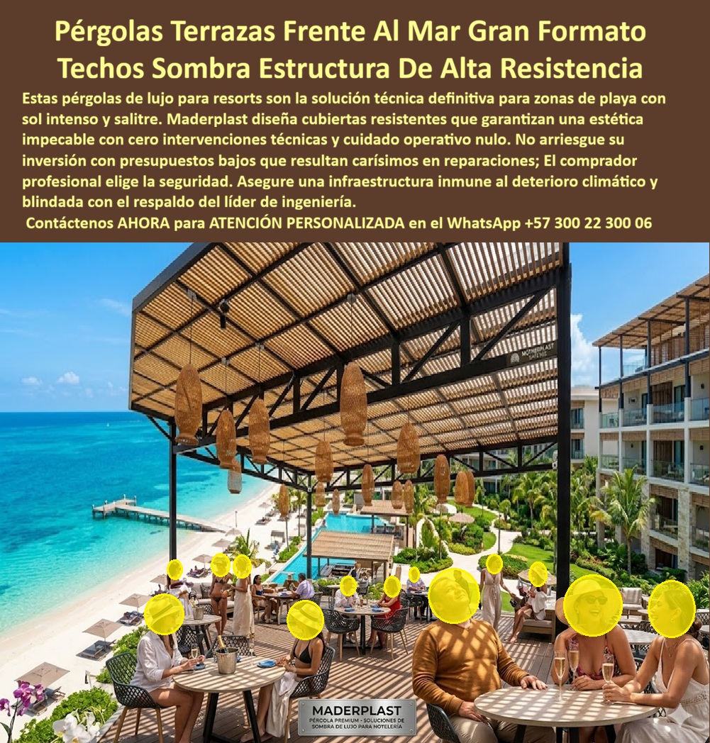 Pérgolas Decorativas Terrazas Hoteleras Techos Sombra Cubierta Maderplast - Pérgolas para Pasarela Flotante Azul Maderplast – Embarcadero Turístico Flotante Resistente al Oleaje para Marinas Hoteleras con Atraque Seguro En la imagen se aprecia una pasarela flotante azul Maderplast para embarcadero turístico en marina hotelera con deck de color integral vibrante y superficie antideslizante que se extiende desde el muelle de concreto hacia aguas cristalinas, permitiendo atraque seguro de lanchas y yates mientras recibe flujo constante de pasajeros. Esta estructura modular presenta textura uniforme de composite polimérico con barandas laterales reforzadas que resiste oleaje continuo, salinidad marina y tráfico intensivo sin corrosión ni desgaste. El diseño se integra al entorno tropical de la marina manteniendo estética profesional y funcionalidad permanente en condiciones costeras exigentes. Quien ha gestionado infraestructura en marinas hoteleras o puertos turísticos sabe perfectamente cuál es el verdadero dolor: las pasarelas y muelles tradicionales sufren degradación rápida por el oleaje constante, el impacto diario de embarcaciones, el salitre y el tráfico peatonal intensivo. Esto genera riesgos de seguridad para los pasajeros, reparaciones frecuentes, interrupciones operativas y costos que se acumulan año tras año. Lo que en un principio parece una opción económica termina convirtiéndose en una inversión muy cara por fallas críticas, pérdida de imagen y la imposibilidad de justificar ante la gerencia o los inversionistas una decisión que, a la larga, resulta mucho más costosa y problemática. Una compra bien hecha recibe felicitaciones permanentes; una mal hecha no encuentra excusa que compense los gastos adicionales y los dolores de cabeza. Maderplast resuelve este problema de forma definitiva y segura. Fabricamos a medida la pasarela flotante azul marina turística, el embarcadero flotante hotelero atraque seguro y el muelle flotante deck azul resistente oleaje con composites poliméricos de ingeniería marina que eliminan por completo la corrosión, el desgaste por impacto y la degradación por UV o salinidad. El resultado es una estructura modular ligera, con superficie antideslizante certificada, color integral permanente y más de 20 años de vida útil, ideal para soportar oleaje, atraque diario de lanchas y yates y alto flujo de pasajeros sin mantenimiento correctivo, todo con huella de carbono baja y estética moderna que eleva la experiencia turística. Así lo confirman en testimonio de caso real el Gerente de Infraestructura de una marina turística hotelera en un proyecto del 2024: el problema que enfrentamos era la degradación rápida de pasarelas y muelles por oleaje constante y atraque diario de embarcaciones, generando riesgos de seguridad para pasajeros y costos elevados de reparaciones frecuentes. Después de instalar la pasarela flotante Maderplast con deck azul modular, fabricada según planos del proyecto y conectada al muelle existente, el embarcadero ha operado de forma continua durante meses sin ningún mantenimiento correctivo, manteniendo superficie antideslizante y color original, con atraque seguro y mejora notable en la experiencia de los usuarios. Cuando un profesional busca la mejor alternativa para la pasarela marina polimérica hotel, el embarcadero flotante hotelero atraque seguro o el muelle flotante atraque pasajeros con las especificaciones técnicas correctas, Maderplast entrega la tranquilidad absoluta. Contamos con ficha técnica completa en PDF con medidas, planos de anclaje y especificaciones de carga, certificados de pruebas de laboratorio y videos reales disponibles en el canal de YouTube @maderplasSA. Los productos Maderplast son tan buenos que cualquier otra opción, incluso regalada, terminaría siendo carísima por sus fallas y mantenimientos constantes. Si su proyecto requiere una pasarela flotante que realmente entregue durabilidad extrema, seguridad y rentabilidad a largo plazo, contáctenos hoy. Nuestro equipo de ingenieros está listo para brindarle cotización personalizada, renders, prototipos y toda la asesoría técnica que necesite. WhatsApp directo: +57 300 22 300 06 Pérgolas hoteleras exteriores eliminan calor sombra elegante, Pérgolas de sombra evitan la oxidación cubriendo piscinas, Pérgolas Piscina Resort Resistentes Rayos UV sol Pérgolas Decorativas Terrazas Hoteleras Techos Sombra Cubierta Maderplast Pérgolas hoteleras exteriores eliminan calor sombra elegante Pérgolas de sombra evitan la oxidación cubriendo piscinas Pérgolas Piscina Resort Resistentes Rayos UV sol Pérgolas para Pasarela Flotante Azul Maderplast – Embarcadero Turístico Flotante Resistente al Oleaje para Marinas Hoteleras con Atraque Seguro En la imagen se aprecia una pasarela flotante azul Maderplast para embarcadero turístico en marina hotelera con deck de color integral vibrante y superficie antideslizante que se extiende desde el muelle de concreto hacia aguas cristalinas, permitiendo atraque seguro de lanchas y yates mientras recibe flujo constante de pasajeros. Esta estructura modular presenta textura uniforme de composite polimérico con barandas laterales reforzadas que resiste oleaje continuo, salinidad marina y tráfico intensivo sin corrosión ni desgaste. El diseño se integra al entorno tropical de la marina manteniendo estética profesional y funcionalidad permanente en condiciones costeras exigentes. Quien ha gestionado infraestructura en marinas hoteleras o puertos turísticos sabe perfectamente cuál es el verdadero dolor: las pasarelas y muelles tradicionales sufren degradación rápida por el oleaje constante, el impacto diario de embarcaciones, el salitre y el tráfico peatonal intensivo. Esto genera riesgos de seguridad para los pasajeros, reparaciones frecuentes, interrupciones operativas y costos que se acumulan año tras año. Lo que en un principio parece una opción económica termina convirtiéndose en una inversión muy cara por fallas críticas, pérdida de imagen y la imposibilidad de justificar ante la gerencia o los inversionistas una decisión que, a la larga, resulta mucho más costosa y problemática. Una compra bien hecha recibe felicitaciones permanentes; una mal hecha no encuentra excusa que compense los gastos adicionales y los dolores de cabeza. Maderplast resuelve este problema de forma definitiva y segura. Fabricamos a medida la pasarela flotante azul marina turística, el embarcadero flotante hotelero atraque seguro y el muelle flotante deck azul resistente oleaje con composites poliméricos de ingeniería marina que eliminan por completo la corrosión, el desgaste por impacto y la degradación por UV o salinidad. El resultado es una estructura modular ligera, con superficie antideslizante certificada, color integral permanente y más de 20 años de vida útil, ideal para soportar oleaje, atraque diario de lanchas y yates y alto flujo de pasajeros sin mantenimiento correctivo, todo con huella de carbono baja y estética moderna que eleva la experiencia turística. Así lo confirman en testimonio de caso real el Gerente de Infraestructura de una marina turística hotelera en un proyecto del 2024: el problema que enfrentamos era la degradación rápida de pasarelas y muelles por oleaje constante y atraque diario de embarcaciones, generando riesgos de seguridad para pasajeros y costos elevados de reparaciones frecuentes. Después de instalar la pasarela flotante Maderplast con deck azul modular, fabricada según planos del proyecto y conectada al muelle existente, el embarcadero ha operado de forma continua durante meses sin ningún mantenimiento correctivo, manteniendo superficie antideslizante y color original, con atraque seguro y mejora notable en la experiencia de los usuarios. Cuando un profesional busca la mejor alternativa para la pasarela marina polimérica hotel, el embarcadero flotante hotelero atraque seguro o el muelle flotante atraque pasajeros con las especificaciones técnicas correctas, Maderplast entrega la tranquilidad absoluta. Contamos con ficha técnica completa en PDF con medidas, planos de anclaje y especificaciones de carga, certificados de pruebas de laboratorio y videos reales disponibles en el canal de YouTube @maderplasSA. Los productos Maderplast son tan buenos que cualquier otra opción, incluso regalada, terminaría siendo carísima por sus fallas y mantenimientos constantes. Si su proyecto requiere una pasarela flotante que realmente entregue durabilidad extrema, seguridad y rentabilidad a largo plazo, contáctenos hoy. Nuestro equipo de ingenieros está listo para brindarle cotización personalizada, renders, prototipos y toda la asesoría técnica que necesite. WhatsApp directo: +57 300 22 300 06