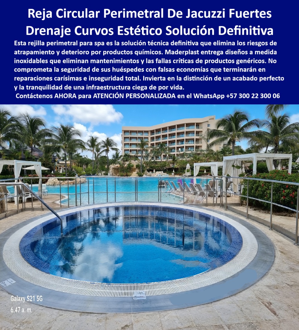 Rejas Circulares Piscina Spa Seguridad Antiatrapamiento Maderplast - Rejas Circulares Piscina Spa Seguridad Antiatrapamiento Maderplast — Ingeniería de precisión para infraestructuras hídricas de alto nivel operativo La implementación de sistemas de drenaje especializados se manifiesta en la pieza visual imagen 6595a5.jpg, donde se evidencia un ajuste perimetral milimétrico que abraza la curvatura del jacuzzi con una precisión técnica absoluta. Esta solución constituye el estándar de oro en la industria, pues la rejilla-circular-spa-seguridad-antiatrapamiento-maderplast erradica definitivamente la porosidad y la corrosión galvánica, garantizando una superficie blanca inalterable frente a la agresividad química del cloro y el bromo. La ingeniería aplicada por Maderplast define el drenaje-curvo-jacuzzi-inoxidable como una infraestructura ciega de por vida, eliminando las fallas críticas de productos genéricos que comprometen la seguridad de los huéspedes con falsas economías que terminan en reparaciones carísimas. Al adquirir un sumidero-antideslizante-hotel, la gerencia técnica asegura una evacuación fluida del agua que anula peligros de succión y atrapamiento mecánico mediante una geometría especializada que distribuye la captación de forma inteligente. La superioridad de la ingeniería-acústica-maderplast radica en el uso de polímeros de alta densidad que resisten la degradación solar y química sin requerir mantenimientos constantes, superando drásticamente a las opciones convencionales de PVC en resorts de lujo. Este mantenimiento-cero-piscina permite que la infraestructura se mantenga funcional y visualmente impecable bajo condiciones de tráfico intensivo, ofreciendo un acabado estético inalterable que protege la integridad de los bañistas. La robustez de la rejilla-spa-antiatrapamiento-precio-técnico se traduce en una reducción masiva de costos de reposición, consolidando un sumidero-parque-acuático-antideslizante-duradero que cumple con las normativas internacionales de seguridad más exigentes. La adaptabilidad de las rejillas-curvas-para-spa-sin-corrosión-química permite resolver perímetros con formas orgánicas y bordes complejos, garantizando que el drenaje-perimetral-jacuzzi-diseño-personalizado sea la respuesta definitiva contra el deterioro prematuro en zonas de hidroterapia. DIRECTOR DE MANTENIMIENTO, HOTEL RESORT COSTA PARAÍSO — 2026 "La implementación de las rejas circulares piscina spa seguridad antiatrapamiento maderplast resolvió de forma permanente el grave problema de oxidación y desprendimiento que sufrían las rejillas genéricas anteriores. logramos consolidar una infraestructura estética y segura que no ha requerido ninguna intervención técnica en meses de operación continua bajo condiciones químicas extremas, eliminando las falsas economías de productos baratos que terminaban en reparaciones carísimas". Esta propuesta de alta ingeniería representa la zapatilla de la Cenicienta para la gestión de sus zonas húmedas, logrando el milagro de la durabilidad perpetua donde los materiales comunes colapsan. El santo que realiza el milagro de la infraestructura eterna es el equipo de especialistas de Maderplast. Contacté directamente al Engineering Department para personalizar el servicio. Eng. Technical Support: (+57) 300 22 300 06. Rejilla Perimetral Jacuzzi Diseño Personalizado, Rejillas Curvas Spa Drenaje Seguro Sin Corrosión Fácil Instalación, Sumidero Parque Acuático Antideslizante Cero Mantenimientos Rejas Circulares Piscina Spa Seguridad Antiatrapamiento Maderplast Rejilla Perimetral Jacuzzi Diseño Personalizado Rejillas Curvas Spa Drenaje Seguro Sin Corrosión Fácil Instalación Sumidero Parque Acuático Antideslizante Cero Mantenimientos Rejas Circulares Piscina Spa Seguridad Antiatrapamiento Maderplast — Ingeniería de precisión para infraestructuras hídricas de alto nivel operativo La implementación de sistemas de drenaje especializados se manifiesta en la pieza visual imagen 6595a5.jpg, donde se evidencia un ajuste perimetral milimétrico que abraza la curvatura del jacuzzi con una precisión técnica absoluta. Esta solución constituye el estándar de oro en la industria, pues la rejilla-circular-spa-seguridad-antiatrapamiento-maderplast erradica definitivamente la porosidad y la corrosión galvánica, garantizando una superficie blanca inalterable frente a la agresividad química del cloro y el bromo. La ingeniería aplicada por Maderplast define el drenaje-curvo-jacuzzi-inoxidable como una infraestructura ciega de por vida, eliminando las fallas críticas de productos genéricos que comprometen la seguridad de los huéspedes con falsas economías que terminan en reparaciones carísimas. Al adquirir un sumidero-antideslizante-hotel, la gerencia técnica asegura una evacuación fluida del agua que anula peligros de succión y atrapamiento mecánico mediante una geometría especializada que distribuye la captación de forma inteligente. La superioridad de la ingeniería-acústica-maderplast radica en el uso de polímeros de alta densidad que resisten la degradación solar y química sin requerir mantenimientos constantes, superando drásticamente a las opciones convencionales de PVC en resorts de lujo. Este mantenimiento-cero-piscina permite que la infraestructura se mantenga funcional y visualmente impecable bajo condiciones de tráfico intensivo, ofreciendo un acabado estético inalterable que protege la integridad de los bañistas. La robustez de la rejilla-spa-antiatrapamiento-precio-técnico se traduce en una reducción masiva de costos de reposición, consolidando un sumidero-parque-acuático-antideslizante-duradero que cumple con las normativas internacionales de seguridad más exigentes. La adaptabilidad de las rejillas-curvas-para-spa-sin-corrosión-química permite resolver perímetros con formas orgánicas y bordes complejos, garantizando que el drenaje-perimetral-jacuzzi-diseño-personalizado sea la respuesta definitiva contra el deterioro prematuro en zonas de hidroterapia. DIRECTOR DE MANTENIMIENTO, HOTEL RESORT COSTA PARAÍSO — 2026 "La implementación de las rejas circulares piscina spa seguridad antiatrapamiento maderplast resolvió de forma permanente el grave problema de oxidación y desprendimiento que sufrían las rejillas genéricas anteriores. logramos consolidar una infraestructura estética y segura que no ha requerido ninguna intervención técnica en meses de operación continua bajo condiciones químicas extremas, eliminando las falsas economías de productos baratos que terminaban en reparaciones carísimas". Esta propuesta de alta ingeniería representa la zapatilla de la Cenicienta para la gestión de sus zonas húmedas, logrando el milagro de la durabilidad perpetua donde los materiales comunes colapsan. El santo que realiza el milagro de la infraestructura eterna es el equipo de especialistas de Maderplast. Contacté directamente al Engineering Department para personalizar el servicio. Eng. Technical Support: (+57) 300 22 300 06.