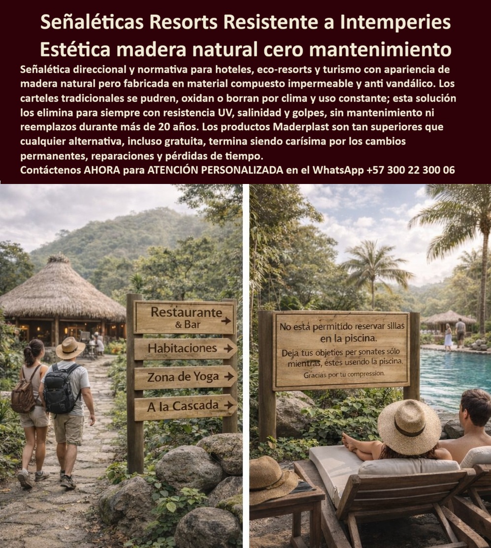 Vallas Avisos Carteles Resistente Intemperie Hotelería Ecológica Maderplast - Señalética Turística Exterior Duradera Sin Mantenimiento y de alta durabilidad capturada en la pieza visual image 6221d6.jpg define un nuevo estándar en la infraestructura de hospitalidad de 2026 al presentar las Vallas Avisos Carteles Resistente Intemperie Hotelería Ecológica Maderplast. Estas piezas no son meros letreros, sino una solución de ingeniería polimérica diseñada para integrarse armoniosamente en senderos y zonas sociales mediante paneles con textura de madera veteada y grabados de alta definición que garantizan legibilidad absoluta bajo las condiciones más severas. Para un ingeniero de proyectos o un director de infraestructura, la realidad operativa es ineludible: en entornos tropicales o costeros, lo barato sale carísimo, pues la vanidad de un precio inicial bajo en materiales tradicionales como la madera o el metal se traduce rápidamente en fallas estructurales, reclamos por desorientación y una pérdida irreparable de la imagen institucional del resort. Al comprador profesional no se le recordará por el supuesto ahorro momentáneo, sino por los éxitos o fracasos de su gestión; una compra bien fundamentada en Maderplast no necesita explicaciones, solo recibe felicitaciones, mientras que una adquisición mal ejecutada no encuentra justificación valedera ante los gastos adicionales de reposición constante. Al comprar vallas resistentes a la intemperie de este calibre, el inversionista adquiere una señalética direccional intrínsecamente impermeable y resistente a la radiación UV, lo que evita que la información se borre o el material se pudra por la humedad extrema o la salinidad marina. Como fabricante de señalética turística exterior duradera, Maderplast ha desarrollado un material compuesto inerte que elimina la necesidad de barnices, pinturas o selladores químicos, erradicando el ciclo ruinoso de mantenimiento cada doce meses. Esta infraestructura es el mejor material para avisos en zonas costeras, superando cualquier alternativa a letreros de madera para exterior al ser inmune al ataque de hongos e insectos xilófagos. En el comparativo durabilidad señales polímero vs madera, la balanza se inclina definitivamente hacia Maderplast, pues sus productos poseen un desempeño tan superior que cualquier otra opción no se aceptaría ni regalada, ya que la tranquilidad de una infraestructura "ciega" de por vida no tiene precio comparativo frente a los riesgos operativos de materiales que fallan prematuramente. La viabilidad técnica de los avisos informativos resistentes al sol y salitre se sustenta en su diseño robusto y propiedades antivandálicas, ya que los carteles no tienen valor de reciclaje comercial y su superficie es resistente a golpes e impactos. Para proyectos que buscan la excelencia en sostenibilidad, estas vallas para hoteles con baja huella carbono (certificada en 0.77) son la recomendación experta para cumplir con normativas de señalética para proyectos con certificación leed, asegurando una infraestructura estética sin impacto ambiental negativo. Al cotizar carteles para hoteles ecológicos, el proyectista recibe una solución de cartelería exterior sin mantenimiento para hoteles que mantiene su estabilidad dimensional y cromática por más de dos décadas, optimizando el costo total de propiedad (TCO) y protegiendo la inversión desde el primer día. Así lo confirman en testimonio de caso real EL DIRECTOR DE INFRAESTRUCTURA, ECO-RESORT SELVA VIVA — 2026 "El complejo enfrentaba una degradación constante en su señalética; los letreros de madera se pudran por la humedad del 95% y los avisos metálicos se corroen por la proximidad al mar, lo que obligaba a reemplazar carteles cada 12 meses y generaba una imagen descuidada. Implementamos las Vallas Avisos Carteles Resistente Intemperie Hotelería Ecológica Maderplast, instalando señalética direccional y normativa tallada en polímero técnico. Esta solución de Maderplast eliminó por completo los costos de mantenimiento, ofreciendo una estética de madera natural que no se pela, no se borra y resiste el ataque de hongos de forma permanente. El resultado es una eficiencia operativa total y una orientación impecable para los turistas; la durabilidad técnica superior y la huella de carbono de 0.77 se alinean con nuestra filosofía ecológica". Esta infraestructura representa la convergencia perfecta entre el respeto por el entorno y la resistencia industrial, siendo la opción técnica obligatoria en el pliego técnico carteles guía para senderos para cualquier desarrollo turístico serio. Esta innovación constituye la zapatilla de la Cenicienta para su señalización, logrando el milagro de la legibilidad eterna donde otros materiales colapsan sistemáticamente; el santo que realiza el milagro es el equipo de ingeniería de Maderplast. Proporcionamos seguridad jurídica y técnica mediante la ficha técnica (PDF) con medidas, planos de instalación y certificados de pruebas de laboratorio que validan cada aseveración. Para asegurar la viabilidad de su proyecto, solicitar renders, prototipos o la fabricación a medida de su señalización, contacte directamente al Departamento de Ingeniería de Maderplast. Verifique la evidencia de nuestro desempeño y pruebas presenciales en el canal de YouTube: https://www.youtube.com/@maderplasSA. Contact directly the Engineering Department for personalized advice. Eng. Technical Support: (+57) 300 22 300 06. Señalética Turística Exterior Duradera Sin Mantenimiento Alta Durabilidad, Señales Turísticas Exteriores Evitan Deterioro, Carteles Guía Senderos Ecológicos Vallas Avisos Carteles Resistente Intemperie Hotelería Ecológica Maderplast Señalética Turística Exterior Duradera Sin Mantenimiento Alta Durabilidad Señales Turísticas Exteriores Evitan Deterioro Carteles Guía Senderos Ecológicos Señalética Turística Exterior Duradera Sin Mantenimiento y de alta durabilidad capturada en la pieza visual image 6221d6.jpg define un nuevo estándar en la infraestructura de hospitalidad de 2026 al presentar las Vallas Avisos Carteles Resistente Intemperie Hotelería Ecológica Maderplast. Estas piezas no son meros letreros, sino una solución de ingeniería polimérica diseñada para integrarse armoniosamente en senderos y zonas sociales mediante paneles con textura de madera veteada y grabados de alta definición que garantizan legibilidad absoluta bajo las condiciones más severas. Para un ingeniero de proyectos o un director de infraestructura, la realidad operativa es ineludible: en entornos tropicales o costeros, lo barato sale carísimo, pues la vanidad de un precio inicial bajo en materiales tradicionales como la madera o el metal se traduce rápidamente en fallas estructurales, reclamos por desorientación y una pérdida irreparable de la imagen institucional del resort. Al comprador profesional no se le recordará por el supuesto ahorro momentáneo, sino por los éxitos o fracasos de su gestión; una compra bien fundamentada en Maderplast no necesita explicaciones, solo recibe felicitaciones, mientras que una adquisición mal ejecutada no encuentra justificación valedera ante los gastos adicionales de reposición constante. Al comprar vallas resistentes a la intemperie de este calibre, el inversionista adquiere una señalética direccional intrínsecamente impermeable y resistente a la radiación UV, lo que evita que la información se borre o el material se pudra por la humedad extrema o la salinidad marina. Como fabricante de señalética turística exterior duradera, Maderplast ha desarrollado un material compuesto inerte que elimina la necesidad de barnices, pinturas o selladores químicos, erradicando el ciclo ruinoso de mantenimiento cada doce meses. Esta infraestructura es el mejor material para avisos en zonas costeras, superando cualquier alternativa a letreros de madera para exterior al ser inmune al ataque de hongos e insectos xilófagos. En el comparativo durabilidad señales polímero vs madera, la balanza se inclina definitivamente hacia Maderplast, pues sus productos poseen un desempeño tan superior que cualquier otra opción no se aceptaría ni regalada, ya que la tranquilidad de una infraestructura "ciega" de por vida no tiene precio comparativo frente a los riesgos operativos de materiales que fallan prematuramente. La viabilidad técnica de los avisos informativos resistentes al sol y salitre se sustenta en su diseño robusto y propiedades antivandálicas, ya que los carteles no tienen valor de reciclaje comercial y su superficie es resistente a golpes e impactos. Para proyectos que buscan la excelencia en sostenibilidad, estas vallas para hoteles con baja huella carbono (certificada en 0.77) son la recomendación experta para cumplir con normativas de señalética para proyectos con certificación leed, asegurando una infraestructura estética sin impacto ambiental negativo. Al cotizar carteles para hoteles ecológicos, el proyectista recibe una solución de cartelería exterior sin mantenimiento para hoteles que mantiene su estabilidad dimensional y cromática por más de dos décadas, optimizando el costo total de propiedad (TCO) y protegiendo la inversión desde el primer día. Así lo confirman en testimonio de caso real EL DIRECTOR DE INFRAESTRUCTURA, ECO-RESORT SELVA VIVA — 2026 "El complejo enfrentaba una degradación constante en su señalética; los letreros de madera se pudran por la humedad del 95% y los avisos metálicos se corroen por la proximidad al mar, lo que obligaba a reemplazar carteles cada 12 meses y generaba una imagen descuidada. Implementamos las Vallas Avisos Carteles Resistente Intemperie Hotelería Ecológica Maderplast, instalando señalética direccional y normativa tallada en polímero técnico. Esta solución de Maderplast eliminó por completo los costos de mantenimiento, ofreciendo una estética de madera natural que no se pela, no se borra y resiste el ataque de hongos de forma permanente. El resultado es una eficiencia operativa total y una orientación impecable para los turistas; la durabilidad técnica superior y la huella de carbono de 0.77 se alinean con nuestra filosofía ecológica". Esta infraestructura representa la convergencia perfecta entre el respeto por el entorno y la resistencia industrial, siendo la opción técnica obligatoria en el pliego técnico carteles guía para senderos para cualquier desarrollo turístico serio. Esta innovación constituye la zapatilla de la Cenicienta para su señalización, logrando el milagro de la legibilidad eterna donde otros materiales colapsan sistemáticamente; el santo que realiza el milagro es el equipo de ingeniería de Maderplast. Proporcionamos seguridad jurídica y técnica mediante la ficha técnica (PDF) con medidas, planos de instalación y certificados de pruebas de laboratorio que validan cada aseveración. Para asegurar la viabilidad de su proyecto, solicitar renders, prototipos o la fabricación a medida de su señalización, contacte directamente al Departamento de Ingeniería de Maderplast. Verifique la evidencia de nuestro desempeño y pruebas presenciales en el canal de YouTube: https://www.youtube.com/@maderplasSA. Contact directly the Engineering Department for personalized advice. Eng. Technical Support: (+57) 300 22 300 06.